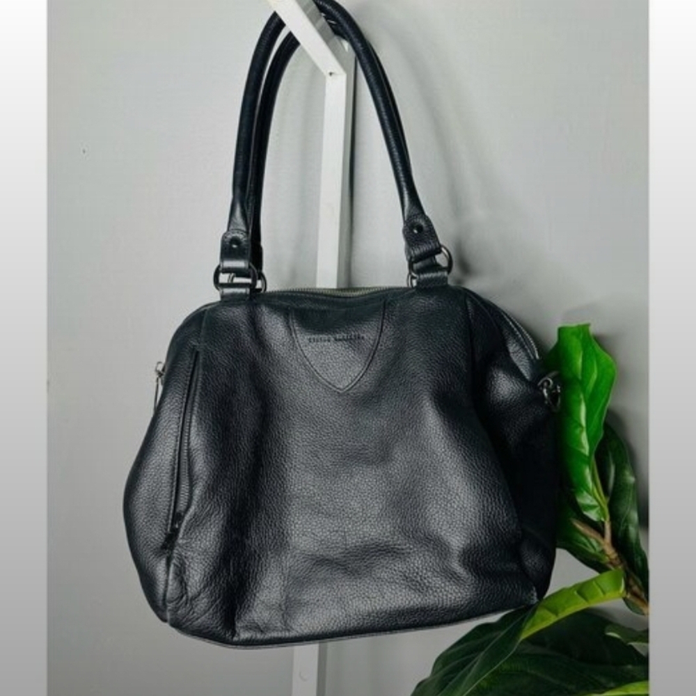 Status Anxiety Force Of Being Black Leather Handbag - Picture 9 of 10